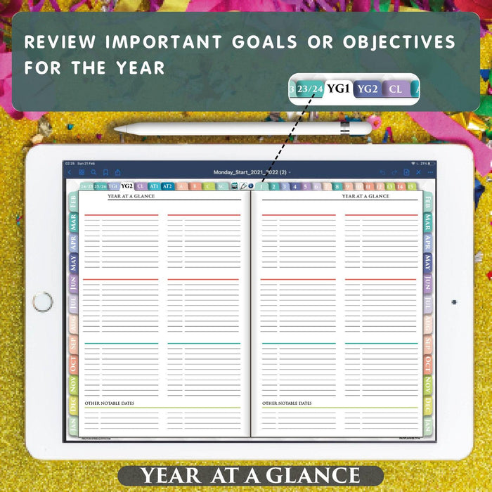 2024-2025 Digital Planner for Students: Best for iPad | Notability & GoodNotes Compatible