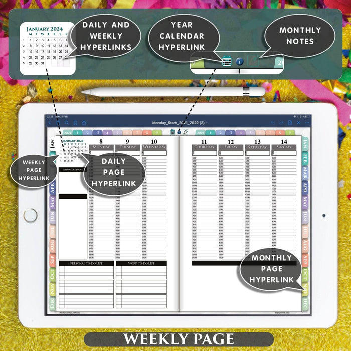 Passion Planner Digital Daily Template