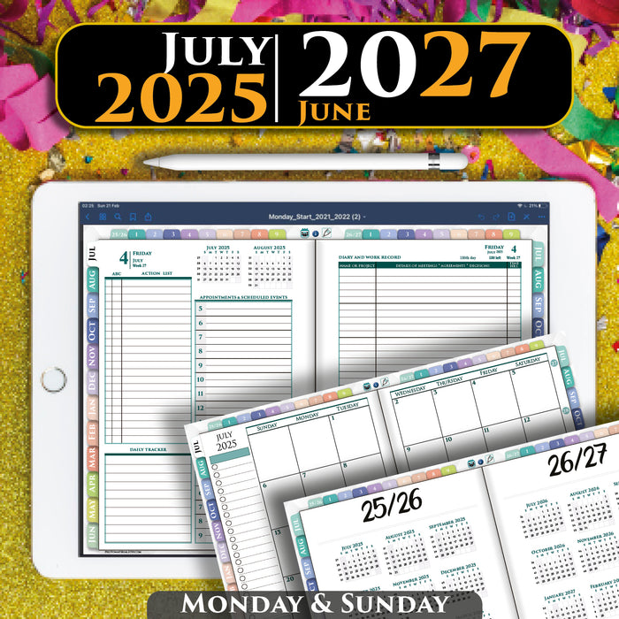 Digital Planner for GoodNotes or Notability | Daily & Weekly page template