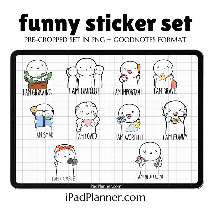 Kawaii Digital Stickers