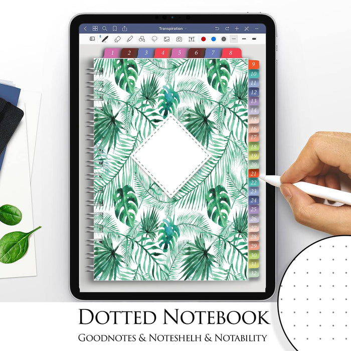 Dotted Goodnotes Notebook Template Digital Paper - iPad Planner