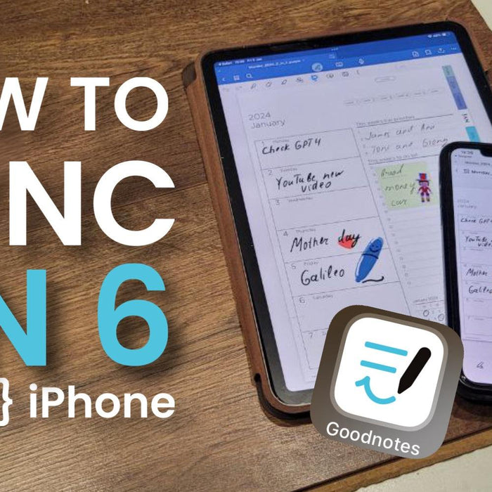 How to sync goodnotes between ipad and iphone