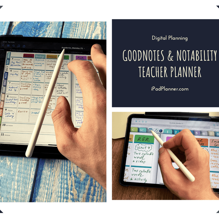Best Digital Teacher Planner for GoodNotes and Notability - iPad Planner