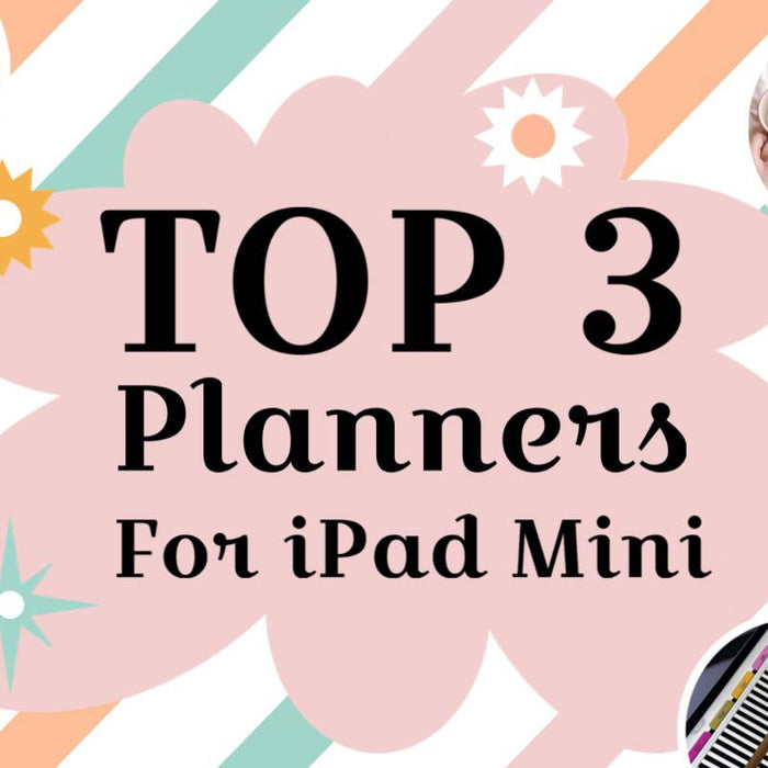 Top 3 Digital Planners for iPad Mini apple tablet in 2024