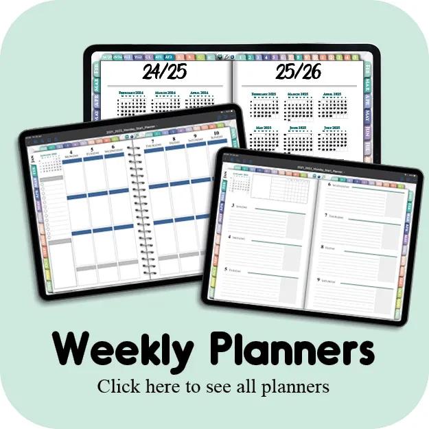 Weekly Planners — iPad Planner