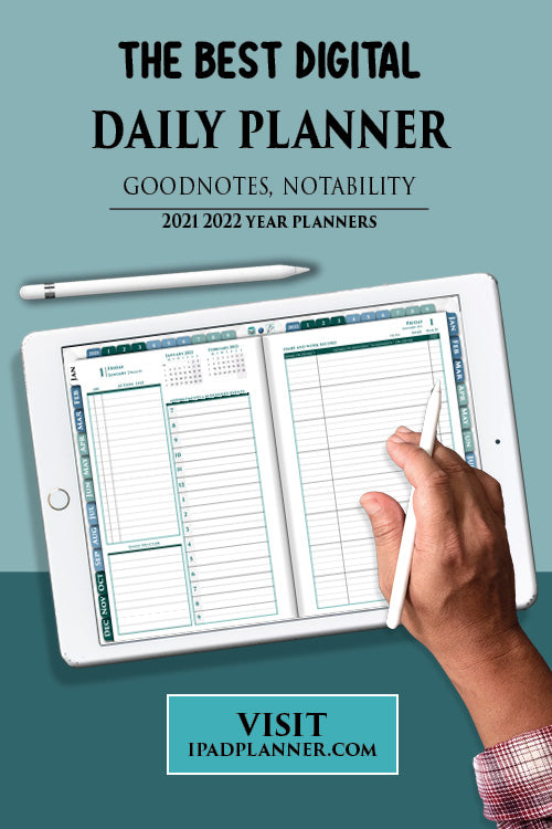 Ipad Digital Planner, best personal electronic planner app for ipad ...