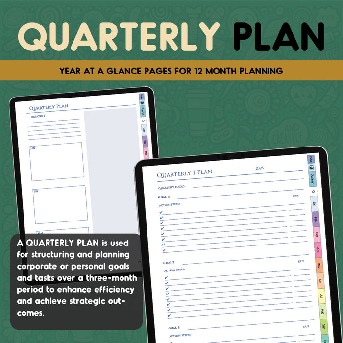 247 Digital Hour Hourly Planner | Digital Daily PDF| Tablet Planner