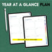 24 hour year at a glance digital planner