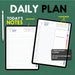 24 hour digital daily planner page template for goodnotes and notability