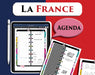 Agenda Numérique France 2024 : Planificateur Quotidien Animé et Coloré pour iPad