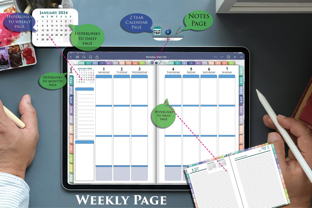 digital weekly planner pdf