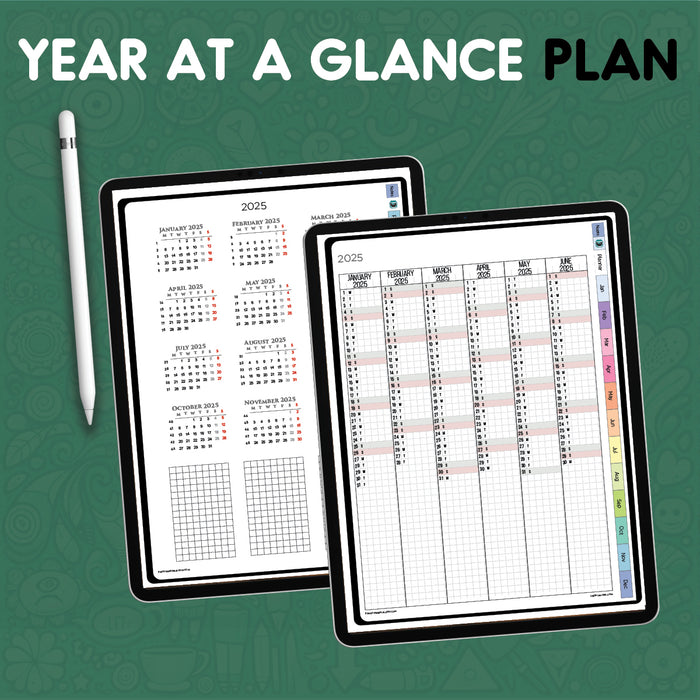 Digital iPad Planner | Hobonichi Techo Style | Daily & Weekly Hobo Planners