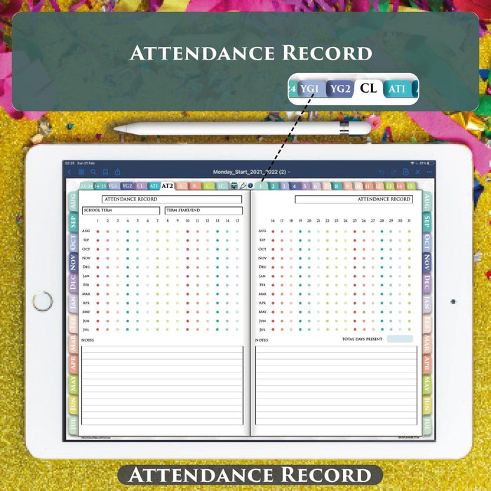 Digital Lesson Planner for iPad Planning in 2023 2024 2025 years