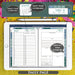 Professional digital business planner for ipad with 2025 2026 year calendar