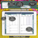 professional business digital weekly planner for goodnotes and notability with 2025 2026 year calendar