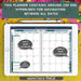 digital business monthly planenr with 2025 2026 year calendar