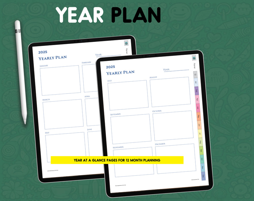 digital year planner 2025