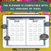 2025 2026 2027 digital calendar planner for ipad 