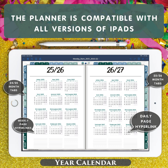 GoodNotes vs Notability Digital Planners Templates, daily planner