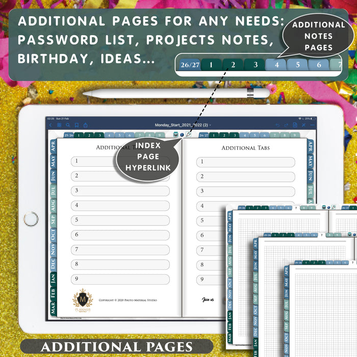 GoodNotes vs Notability Digital Planners Templates, daily planner