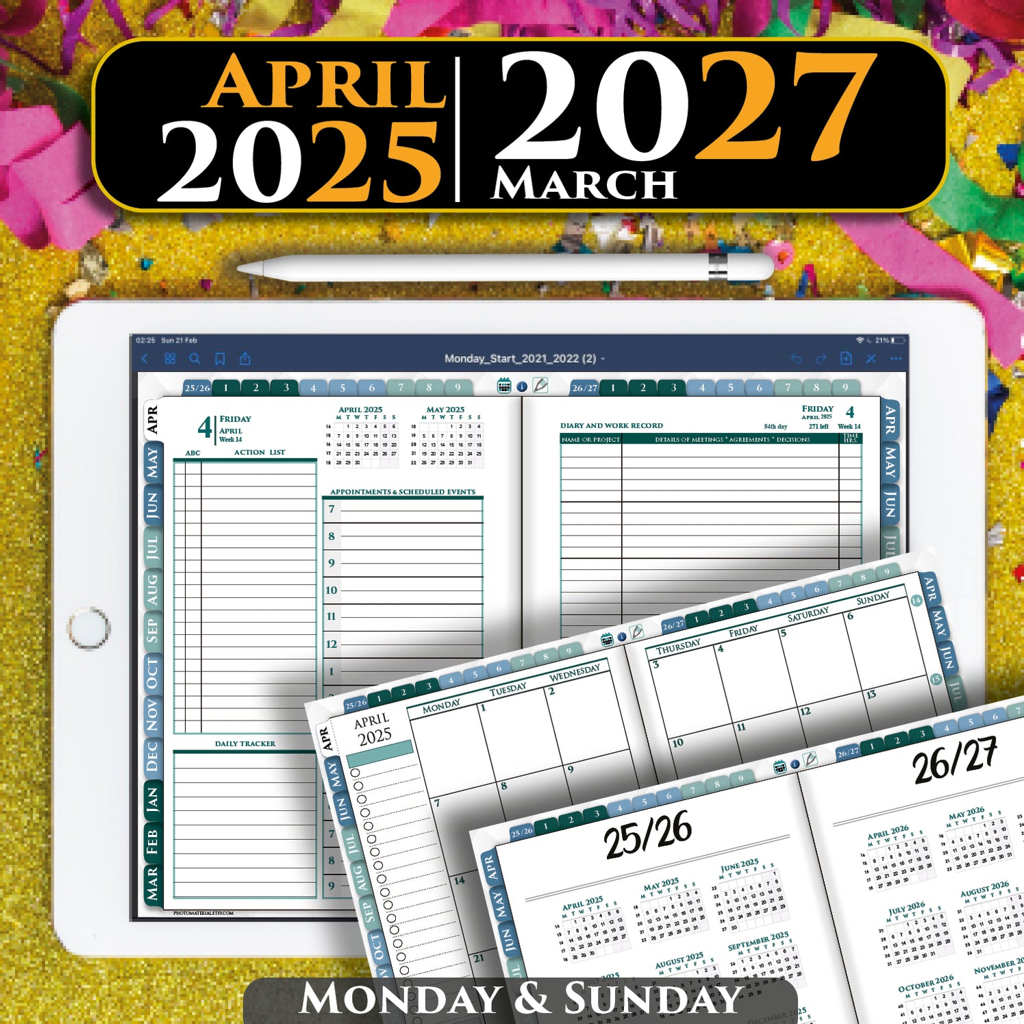 iPad Digital Planner, Best GoodNotes and Notability Notebooks digital ...