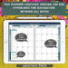 Premiun digital franklin monthly planner for 2025 2026