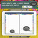 digital lined page template for digital planning