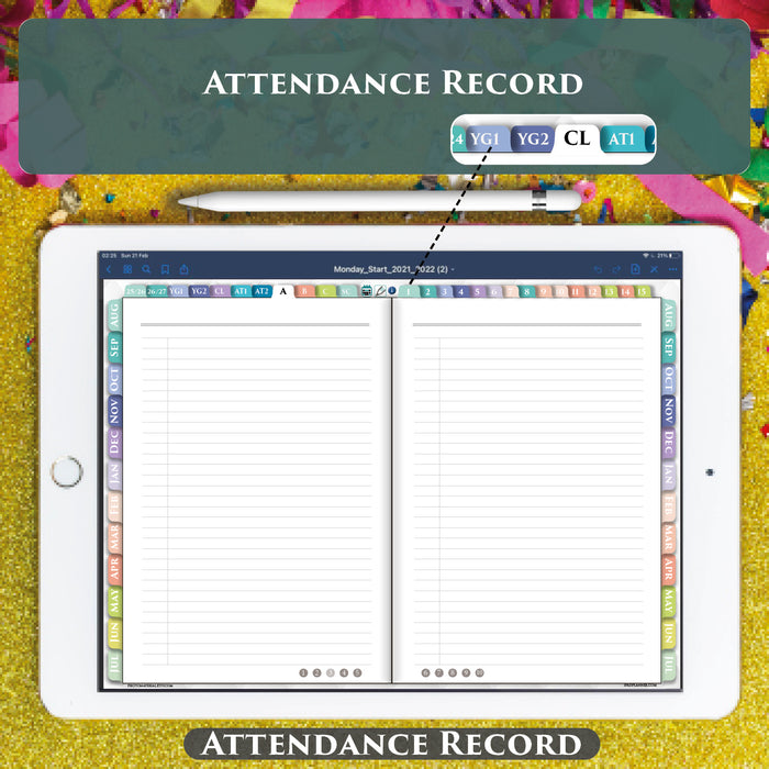 Digital Lesson Planner for iPad Planning in 2025 2026 2027 years