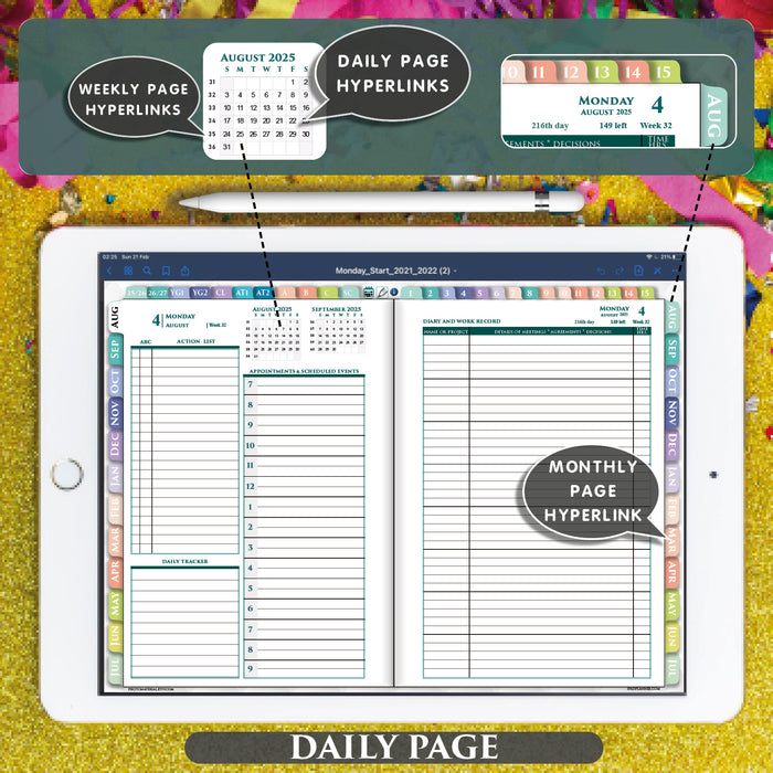 Digital Lesson Planner for iPad Planning in 2025 2026 2027 years
