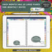 monthly notes digital page template for note taking in goodnotes. notability, noteshelf