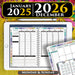 2025 2026 Digital Passion planner | PDF Weekly  paperless template