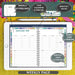digital weekly franklin 5 choise planner page template for 2025 2026