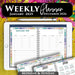 Digital Franklin Weekly 5 Choice Planner 2025 2026