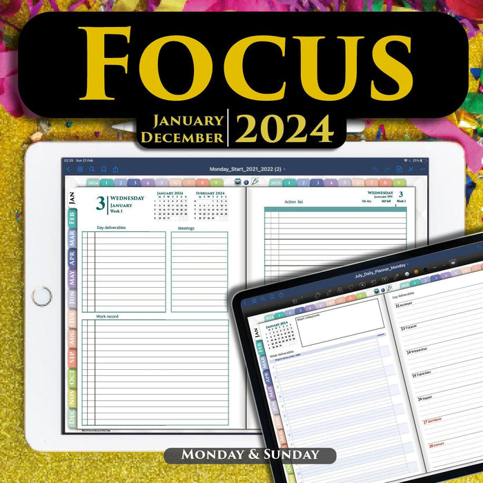 Full Focus Planner Digital - The Ultimate Productivity Tool for 2024