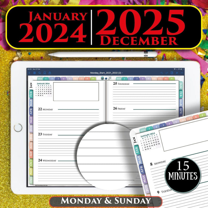 2024 digital weekly planner 