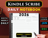 Kindle Scribe Notebook 2026 – Simple Digital Notebook PDF with Daily Pages