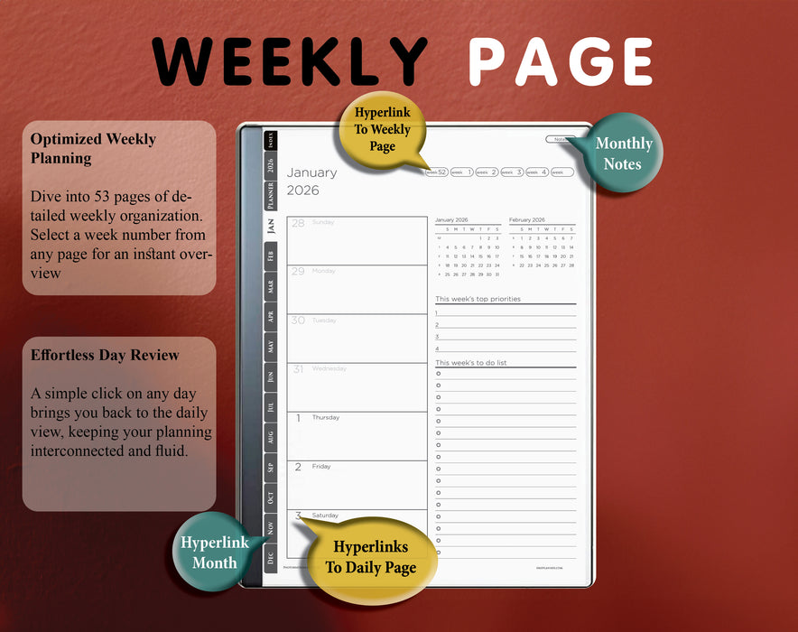 kindle scribe lined weekly notebook