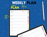 samsung notes digital weekly planner