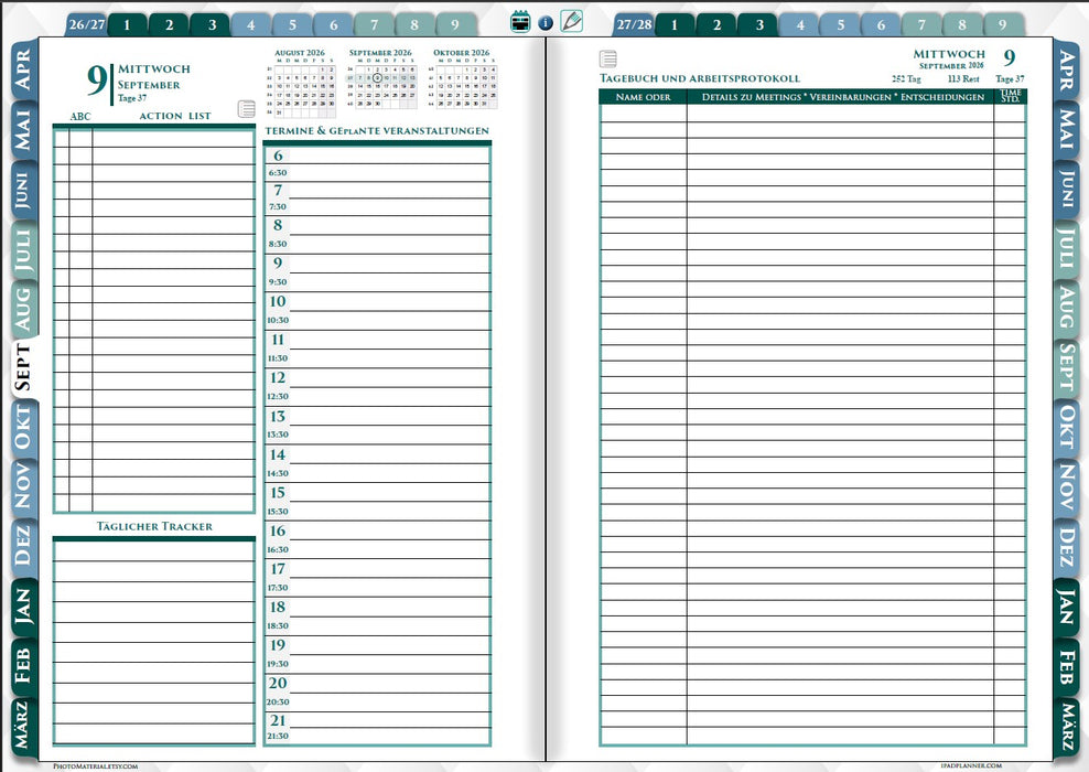 Custom Germany Planner