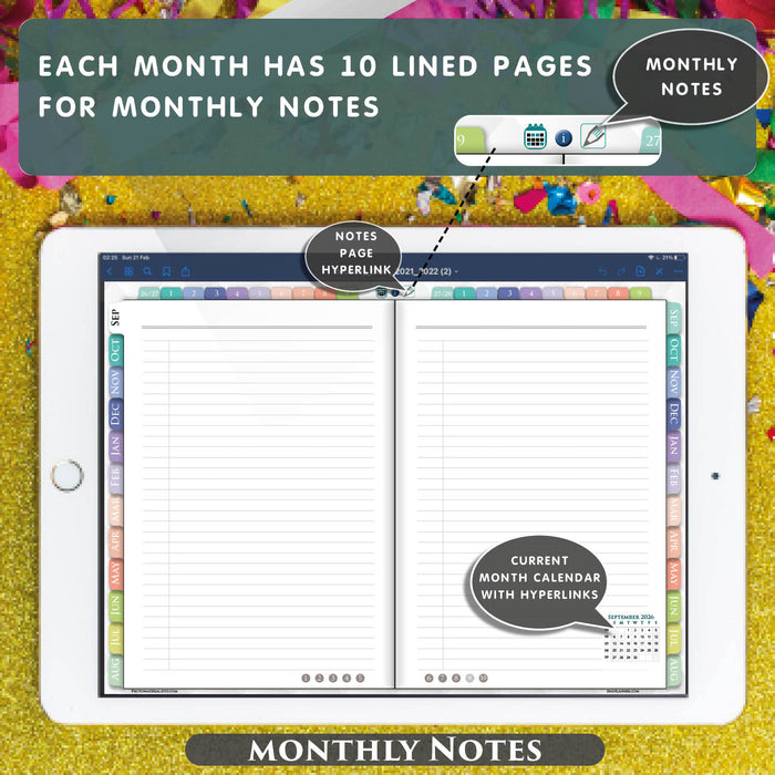 Digital  Passion Planner Daily Template | PDF for iPad planning / 2026 2027