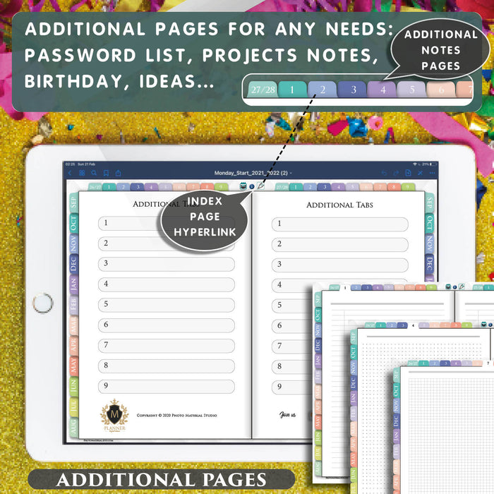 Digital  Passion Planner Daily Template | PDF for iPad planning / 2026 2027