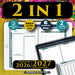 All In One Digital Daily Planner 2026 2027: iPad Day Notes GoodNotes Organizer