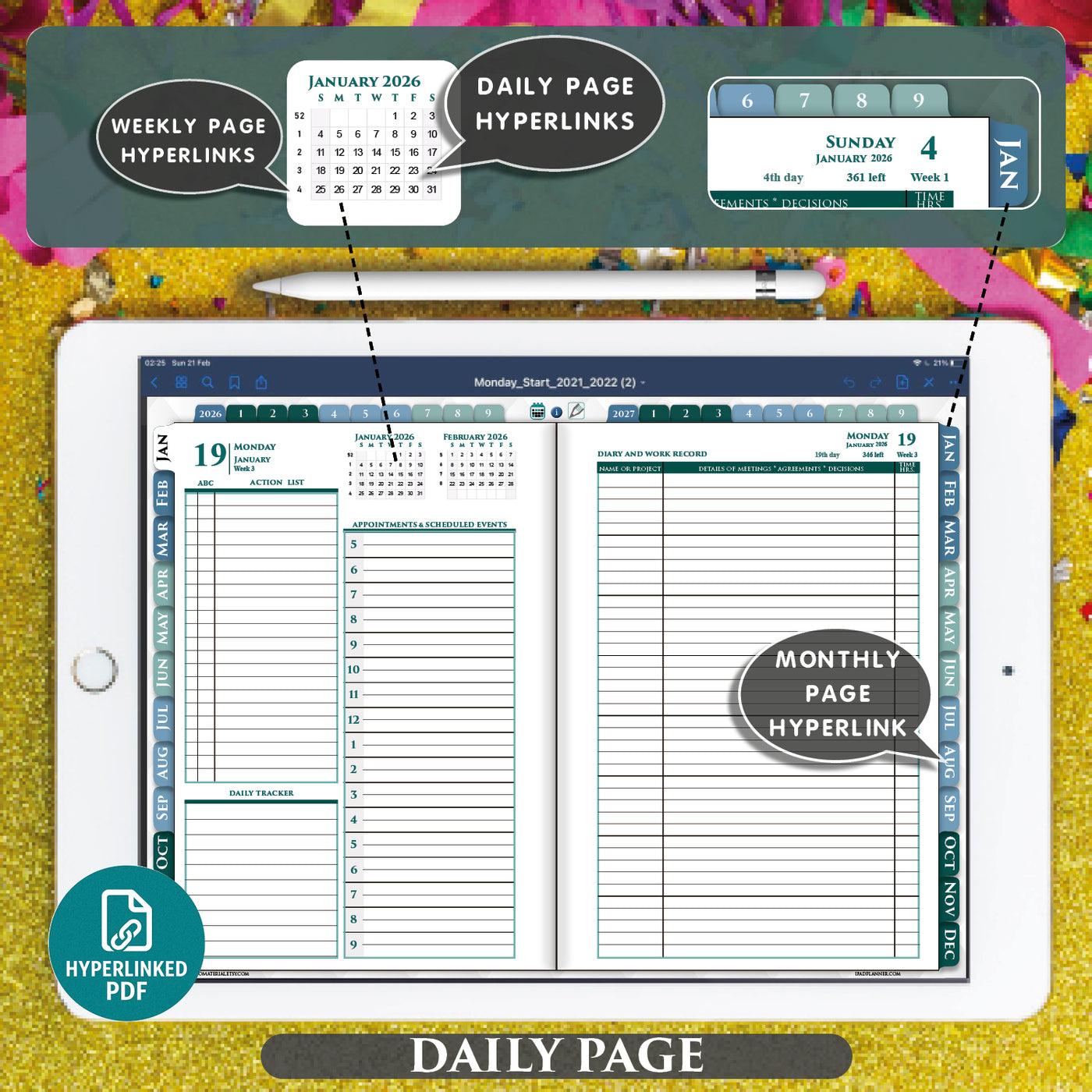 📝 2026 2027 Digital Franklin Covey Planner for Daily iPad Planning ...