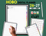 26-27 Vertical Digital Hobonichi Techo Planner | PDF Download