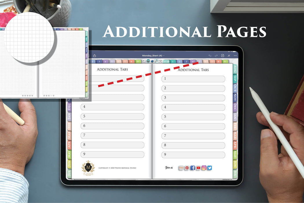 Digital Rainbow Hobonichi Techo Daily Weekly Planner for 2026 2027 2028