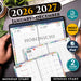 Digital Rainbow Hobonichi Daily Weekly Hobo Planner for GoodNotes & Notability