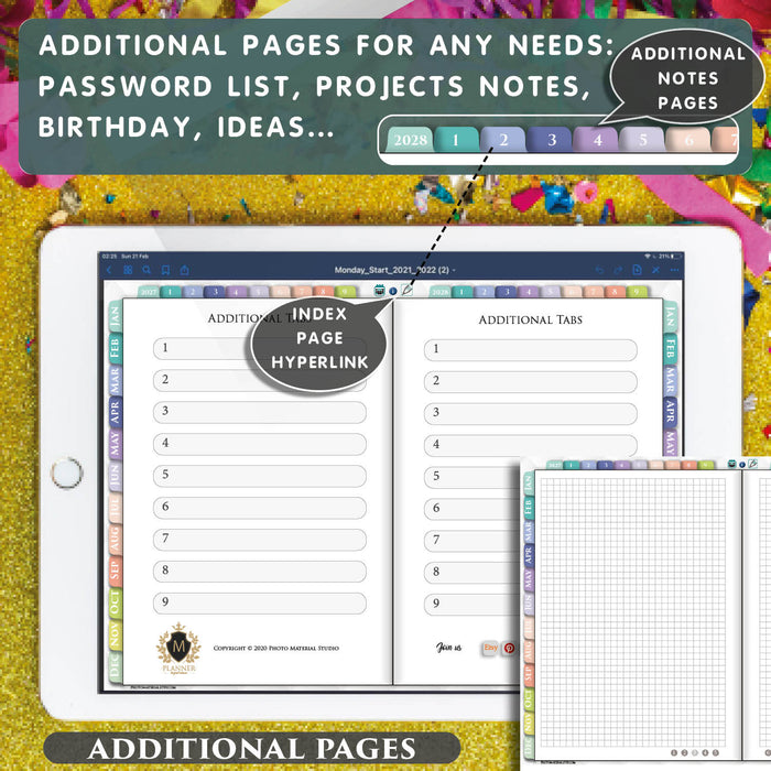 Digital Rainbow Hobonichi Techo Daily Weekly Planner for 2027 2028