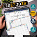 Digital Rainbow Hobonichi Techo Daily Weekly Planner for 2027 2028