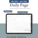 digital marketing planner daily page template