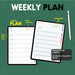 digital weekly project planner 2024 template